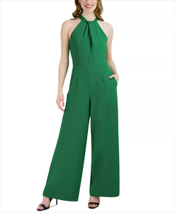 Combinaison boutonnée pour femme, manches courtes, tenue tendance, vêtement moderne une pièce, coupe confortable pour les occasions décontractées et les week-ends - Product Image 4