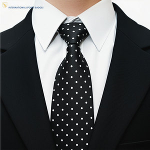 Corbata Masónica Clásica de Diseño Exclusivo, Tejido de Seda Ecológico de Alta Calidad, Acabado Elegante y Fino - Product Image 6
