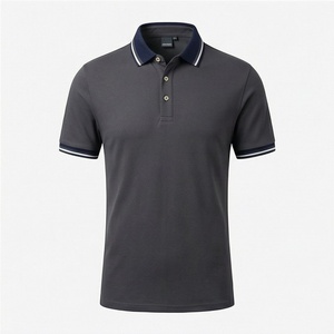 เสื้อโปโลกอล์ฟผู้ชายไซส์ใหญ่ พิมพ์โลโก้ตามสั่ง ซับเหงื่อได้ดี สีสันปรับแต่งได้ คุณภาพพรีเมียม เสื้อผ้าลำลอง - Product Image 1