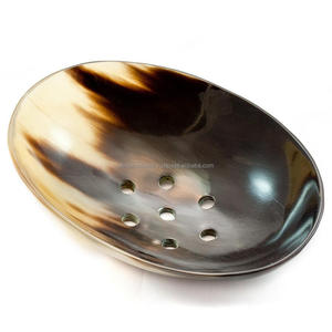 Soporte de jabón de cuerno de búhos, bocina 100% natural personalizada, hecha a mano pulida con la mejor calidad - Product Image 4