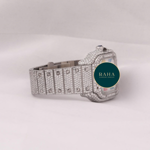 Reloj de Lujo para Mujer con Caja de Acero Inoxidable, Bisel con Diamantes, Movimiento Mecánico, Esfera de Cristal de Zafiro, Resistente al Agua 3BAR, 41MM - Product Image 5