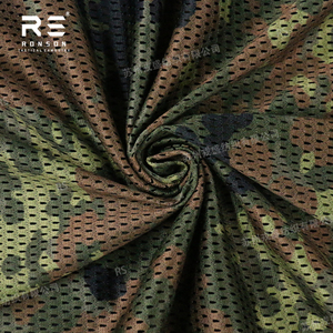 Tela de malla de poliéster estampada por ambos lados, ligera, de 120 g/m², camuflaje Flectarn de Alemania, tejido de punto por urdimbre, para equipo táctico de exterior. - Product Image 4