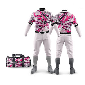 Conjunto Completo de Uniforme de Béisbol a Precio de Fábrica, Jersey, Pantalones y Bolsa de Deporte, Paquete de Equipamiento Todo en Uno con Logotipo Personalizado - Product Image 4