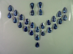 Piedras Preciosas Sueltas de Tanzanita 2026, Calidad 3A, Forma de Pera Facetada de 7x10 mm, Juego de 27 Piezas, Aproximadamente 54 Quilates, para Joyería Personalizada por PDM Gems - Product Image 1