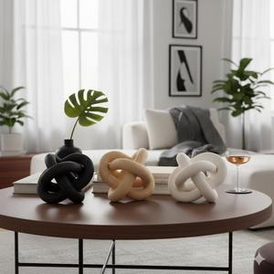 Conjunto de Guirnaldas Decorativas Boho de Cadenas de Madera y Cuentas, Cadena de Madera Tallada a Mano, Decoración Estética Moderna para Casa de Campo - Product Image 4