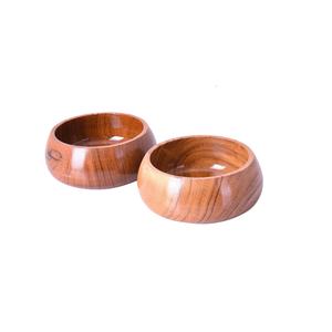 Tazón de madera de mango natural 100%, producto clásico, supermercado, producto en oferta para hotel y restaurante doméstico - Product Image 6