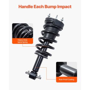 2 Amortiguadores Delanteros Compatibles con Cadillac Escalade/ESV/EXT GMC Sierra Chevrolet, Sistemas de Suspensión - Product Image 5