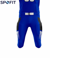 Uniforme de Fútbol Americano Personalizado Diseñado con Tela de Poliéster Transpirable e Impresión por Sublimación para Equipos Profesionales