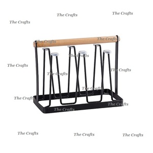 Stainless Steel Silver Color Glass Holder Customized Size And Shape Glass Holder For Home Hotel Kitchen Restaurant Usage - Product Image 6