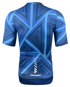 เสื้อจักรยานแขนสั้นผู้ชายแบบซิปเต็มตัว มีกระเป๋าหลัง รับผลิตตามแบบ (OEM) ขายส่ง - Product Image 3