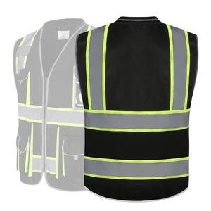 Gilet de sécurité personnalisé, design optimal, réfléchissant, sans manches, respirant, gilet de sécurité protecteur réfléchissant à contraction - Product Image 2