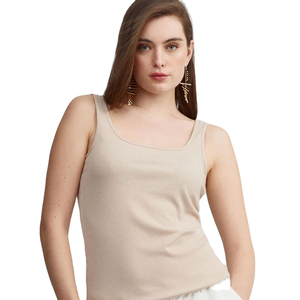 Débardeur sans manches à col rond pour femme, design personnalisé, été, décontracté, léger, en coton tricoté, design uni, pour femmes - Product Image 6
