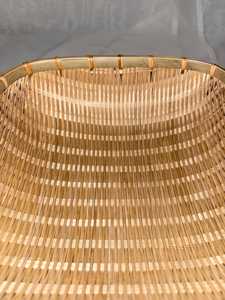 Handwoven Bamboo <b>Basket</b> <b>Small</b> Rustic Farmhouse Catchall 5x5 Inch Natural <b>Storage</b> <b>Basket</b> Eco Friendly Organizer - Product Image 4