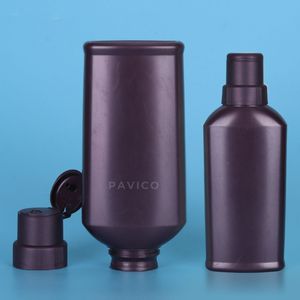 Wholesale Cylinder PET Purple Hair Oil <b>Bottle</b> <b>200ml</b> 400ml with Flip Cap Cosmetic Packaging Factory in Vietnam - Product Image 4