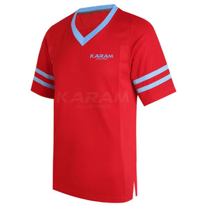 Maillot en maille 100 % polyester à manches courtes, design personnalisé de haute qualité, séchage rapide, respirant, vente en gros en ligne - Product Image 1