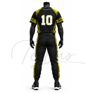 Uniforme de Béisbol de Alta Calidad para Equipos, al por Mayor, Personalizable con Logotipo, 100% Poliéster, Secado Rápido y Transpirable - Product Image 2