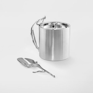 Cuillère à glace en métal moderne, indispensable pour la restauration, cuillère à glace en métal moderne réutilisable, accessoire de bar pour le service des boissons - Product Image 1