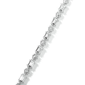 Luxury <b>Iced</b> <b>Out</b> Moissanite Diamond Bracelet Cuban <b>Chain</b> Hip Hop Jewelry for Concerts and Stage Performance Available for Sale - Product Image 5