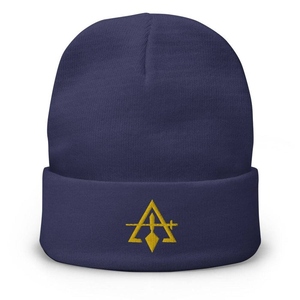 Gorro Unisex Council - Gorro de Punto Acrílico con Bordado Dorado - Product Image 3