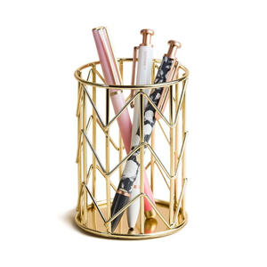 Manufactures and Suppliers of Vintage Design Round Shape Metal Pen Holder for Home Accessories Desktop & <b>Drawer</b> Organizers - Product Image 2