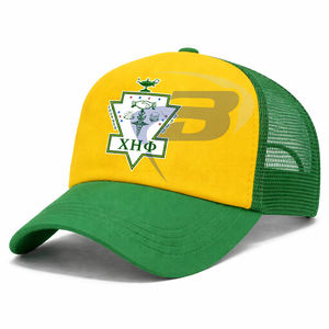 Casquette de camionneur à impression 3D Chi Eta Phi CEPhi Sorority - Qualité supérieure, design vert et rose, casquette de camionneur CEP Sorority - Product Image 3