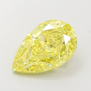 Grand diamant jaune poire cultivé en laboratoire pour les ateliers de bijouterie sur mesure, les bagues signature et les créations personnalisées de luxe - Product Image 1