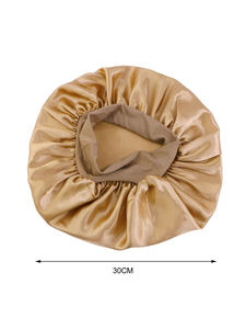 Bonnet en satin de qualité supérieure personnalisé en gros, bonnet de nuit en soie lisse, protecteur de cheveux pour dreadlocks - Product Image 6