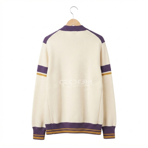 Cardigan pour femme de haute qualité, élégant, ample, uni, avec motif brodé personnalisé, col en V, de la marque Cosh International - Product Image 4
