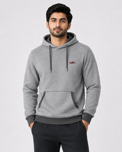 Sweat à capuche compact pour homme, conçu pour un usage décontracté et l'entraînement sportif, offre une excellente chaleur pour l'automne. - Product Image 1