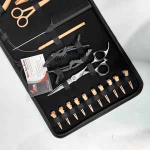 High Quality Stainless Steel Hair <b>Extension</b> Tools Kit <b>Micro</b> Ring Pliers Hair Cutting Scissors Professional Hair <b>Extension</b> Pliers - Product Image 2