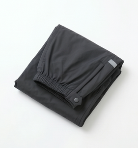 Chaqueta Impermeable con Capucha para Hombre, Diseño Color Block, Casual, Recubierta de PU, Poliéster, para Otoño, Corte Regular, Cuello Camisero - Product Image 5