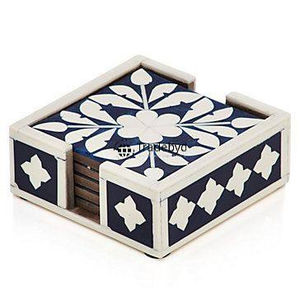 Ensemble de sous-verres décoratifs de luxe faits à la main en os incrusté, avec couleurs personnalisées pour la maison, l'hôtel et la restauration - Qualité supérieure par Tradebyd - Product Image 3