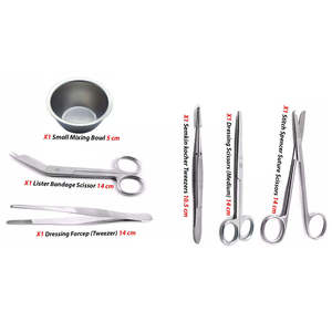 Ovexa Surgical OS-SIS-0004 Ensemble d'instruments chirurgicaux manuels réutilisables en acier inoxydable de haute qualité pour la chirurgie générale - Product Image 2