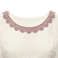 Ruban de dentelle guipure rose poudré 10 mm en vrac, écologique, de luxe, 20 mètres, pour accessoires de mariée, nœuds pour cheveux, emballage cadeau, artisanat