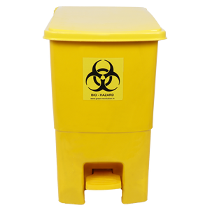 Contenedor de Residuos Médicos Cuadrado con Pedal, Ecológico, de Apertura Superior por Presión, Construcción de Plástico Resistente para Uso Hospitalario - Product Image 2