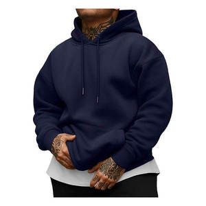 Sweat-shirts personnalisés à logo 3D les plus vendus pour hommes, tissu French Terry lourd 500 g/m², coupe ample - Product Image 1