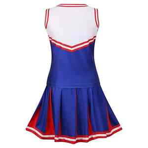 ชุดยูนิฟอร์มเชียร์ลีดเดอร์แบบมืออาชีพของ Solid Traders รุ่นใหม่ พิมพ์ลายโลโก้ด้วยเทคนิค Sublimation ผลิตจากโพลีเอสเตอร์ 100% สำหรับใส่เต้นรำในโรงเรียน สำหรับผู้ใหญ่ - Product Image 6