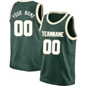 Custom Unisex Basketball Jersey Team Name Number Sublimated Print Breathable Mesh Sleeveless Round Neck Adult Sports Apparel - Product Image 1