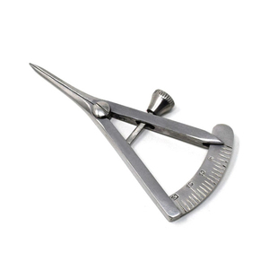 Calibre de mesure manuel Castroviejo, plage de 0 à 20 mm, acier inoxydable allemand, instrument chirurgical réutilisable pour la chirurgie plastique - Product Image 1