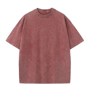 T-shirts graphiques streetwear imprimés numériquement, T-shirts vierges, Vêtements pour hommes grandes tailles, T-shirt délavé à l'acide, T-shirt vintage surdimensionné personnalisé pour hommes - Product Image 3