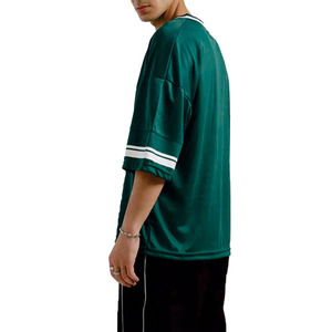 <b>Green</b> Sublimated American Football Wear Football Jerseys for Men's Mesh Polyester Plain Football Shirt Pullover Sports Clothing - Product Image 5