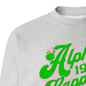 Sudadera Gris de Cuello Redondo, Manga Larga, Estampado Gráfico, Puños y Dobladillos Acanalados, Ropa Casual de Moda, Cómoda para el Día a Día - Product Image 3