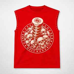 T-shirt homme imprimé graphique tendance, style streetwear, effet délavé, style Y2K américain, 100% coton, très vendu - Product Image 5