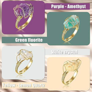 แหวนเงินแท้ชุบทองประดับพลอยดิบแบบวินเทจ 10 ชิ้น ได้รับการรับรองจาก IGI ทำด้วยมือ ปรับขนาดได้ - Product Image 3