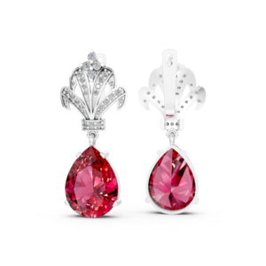 Pendientes de Plata 925 con Diamantes de Laboratorio para Mujer, Certificados por IGI, RJC, ODM, OEM, Fabricante Ético, Venta al Por Mayor EA502271 - Product Image 5