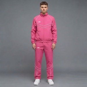 Sudadera con Capucha y Pantalones Deportivos Holgados para Hombre, 2027, 100% Algodón, Invierno, Alta Calidad, Ligeros, con Logotipo Impreso DTF Personalizado, Estilo Urbano, Talla Grande - Product Image 1