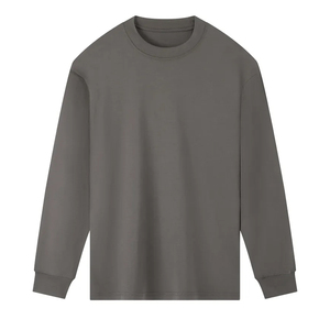 Premium Cotton Mock Neck <b>T</b> Shirt Men Casual High Collar Tee Custom Logo Private Label OEM ODM Wholesale - Product Image 5