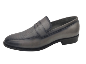 Mocasines de Cuero Negro para Hombre, Punta Cerrada, Sin Cordones, Antideslizantes, Transpirables, con Amortiguación de Aire, Zapatos de Oficina y Carrera, Suela de Goma - Product Image 3