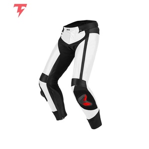 Pantalon de motard en cuir noir pour homme avec poches style jean, imperméable, respirant et anti-UV, grande taille, sur-pantalon de moto - Product Image 1