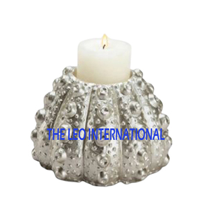 Support de bougie décoratif d'intérieur au prix d'usine, bougeoirs en béton, pot à bougie unique en acier inoxydable et laiton - Product Image 3